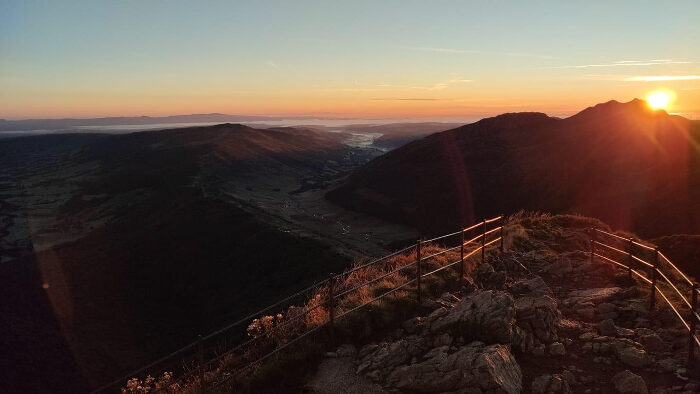 coucher de soleil du Puy Mary