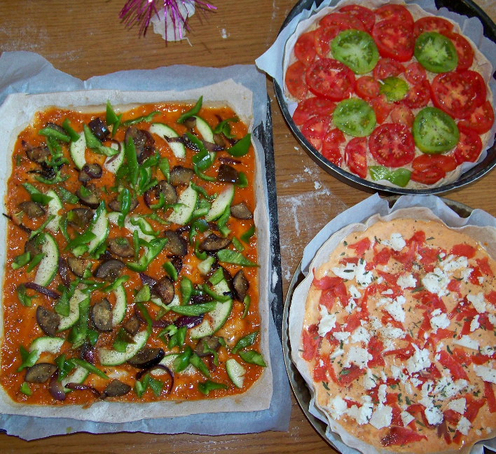 tartes aux légumes du jardin pâte maison