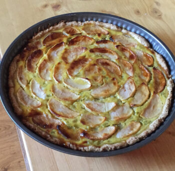 tarte pomme-rhubarbe