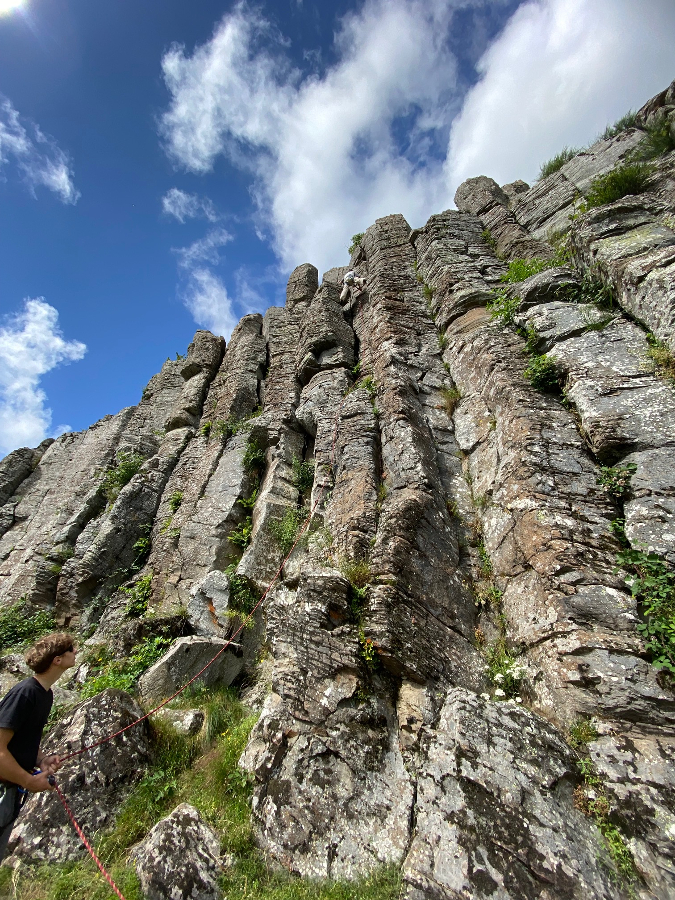 Escalade sur orgues près de Riom-ès-Montagne